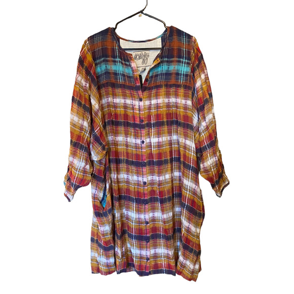 NWT Ace & Jig Luca dress in illusion Dress sz 1x - Picture 2 of 8